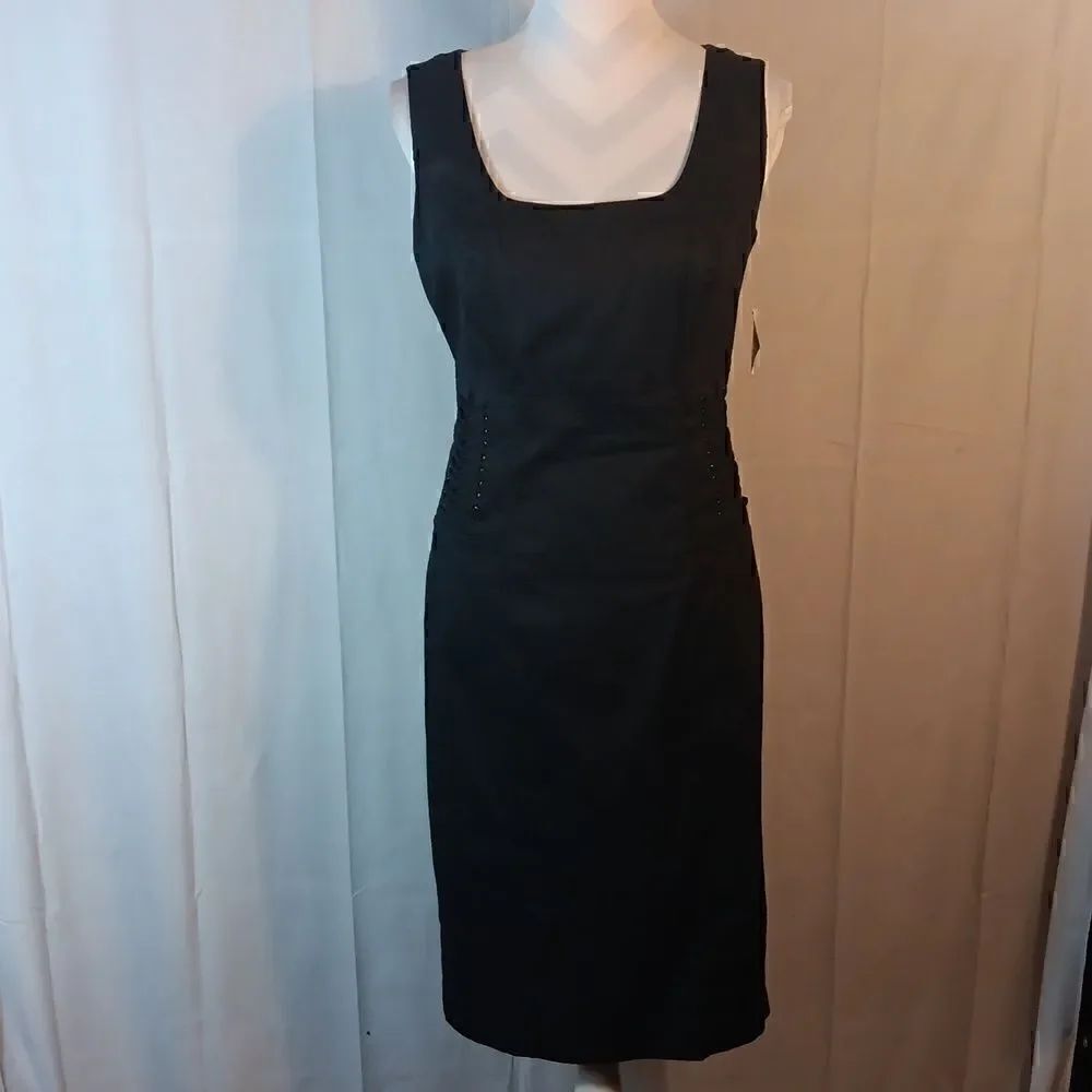 Shape FX Lycra Bodycon Black Dress